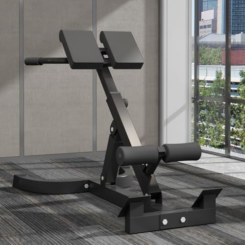 Roman Chair - Adjustable and Foldable Roman Stool, Suitable for Home Gyms, Can Bear 260 Pounds