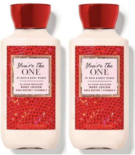 Bath and Body Works You're the One Super Smooth Body Lotion Sets Gift For Women 8 Oz -2 Pack (You're the One)