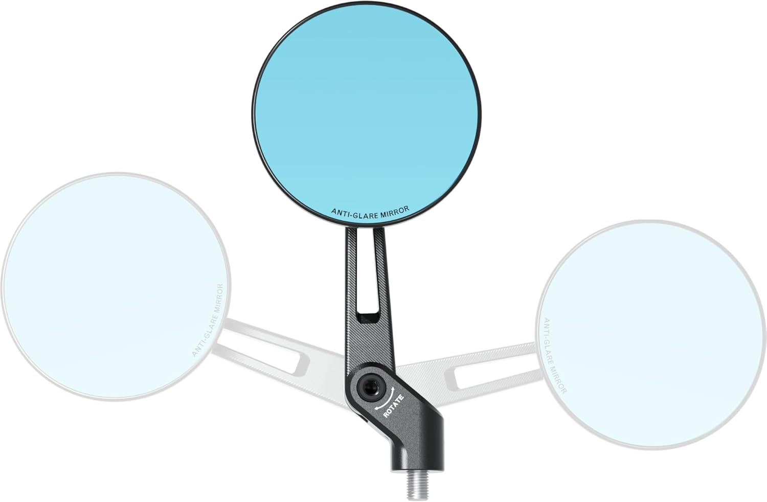 Kaedear(カエディア) バイク ミラー バイクミラー 折りたたみ 10mm 8mm