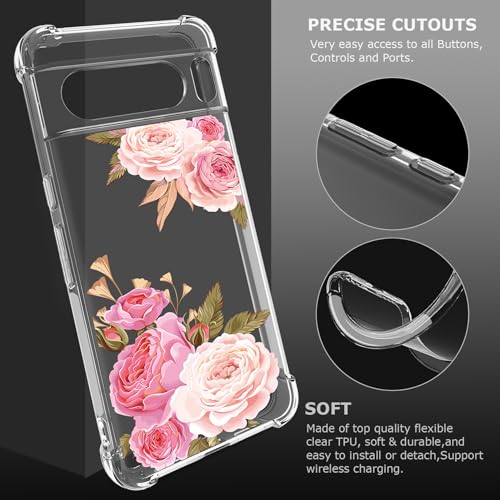 Coque Pixel 8 Pro transparente silicone TPU anti-chute - 4