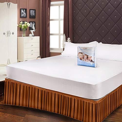 Luxury Waterproof Mattress Protector Super King,Mattress Cover,Noiseless and Breathable,Deep Pocket,10 Years Warranty (180X 200 CM)