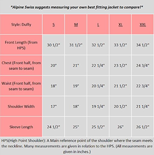 Alpine Swiss Duffy Womens Black Wool Coat Fur Trim Hooded Parka Jacket Medium #TOP3