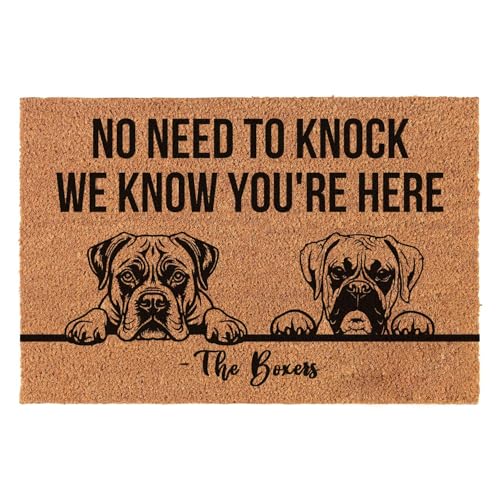 ʔEFJtg|[`peBI}bg ֗p AEghA p[\iCYO ϋv mXbv AEghA RRibcRCA hA}bg 59.9 x 39.9 cm (We Know You're Here The Boxer Dog)