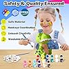 FUNZBO 4.3in Paint Your Own Dinosaur Lamp Kit - Arts and Crafts Supplies Painting for Kids Teens, DIY Night Light Dinosaur Toy for Boy Girl 3 4 5 6 7 8 9 10 11 12 Birthday Gift #4