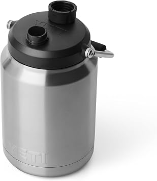 YETI Rambler Half Gallon Jug 2.0, Vacuum Insulated, Leak-Proof, Stainless Steel with MagCap, Stainless