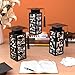 12 Pcs Graduation Table Centerpieces Boxes Class of 2026, Black Graduation Paper Lanterns Boxes with String Lights Hollow Out for Congrats Grad School College Table Decorations Grad Party Photo Props