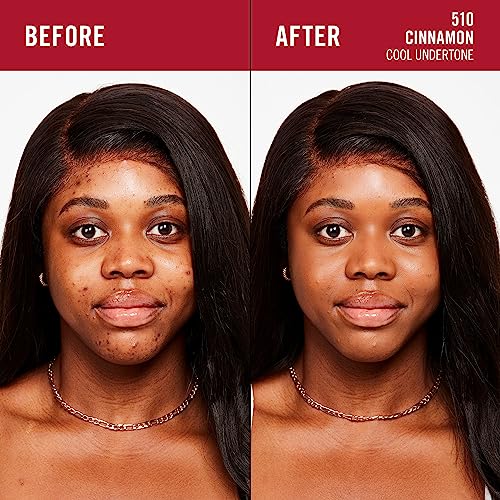 Rimmel Lasting Finish 35Hr Foundation 510 Cinnamon, Full Coverage, Hydrating, SPF20, Hyaluronic Acid, Vitamin E - Image 3