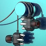 Sport Headphones Universal Wired in-Ear Earbuds HiFi Super Bass Stereo Earphone Earhook Earphones...