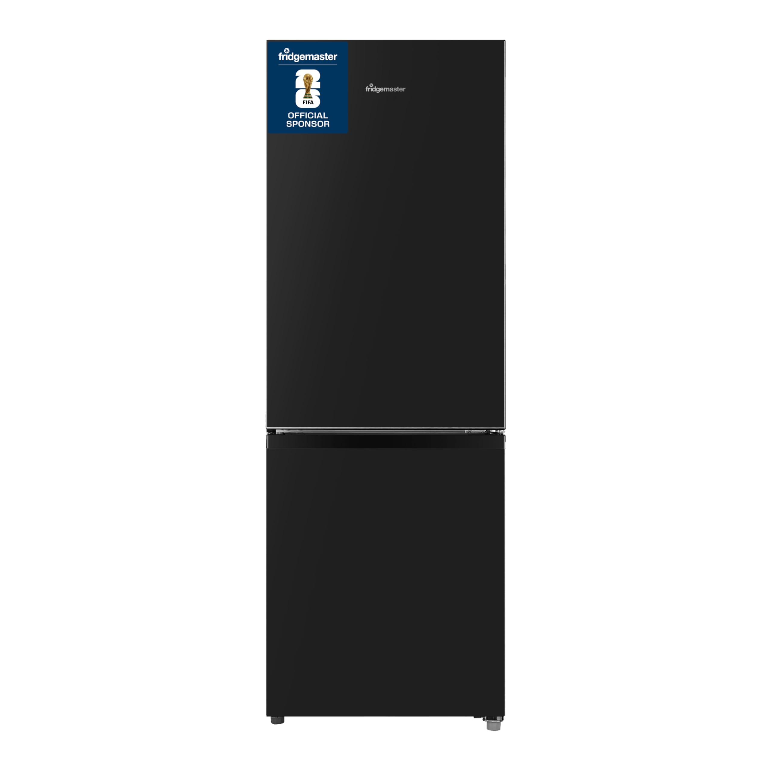 MC50165EB 50cm Freestanding 60/40 Fridge Freezer - 175-litre capacity with Crisper box - Reversible Door - LED Lighting- 4 Star Freezer Rating - Black - E Rated