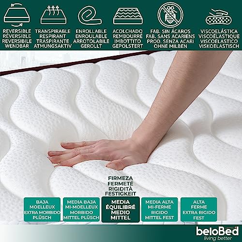 BeloBed Materassi 90 x 190 Materasso singolo