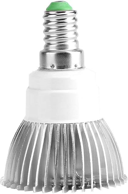 Grow Lamp -Full Spectrum E27/E14/GU10 85-265V 18W 18 LED Grow Light Flower Plant Hydroponic Growth Bulb(E14)