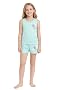 Girls Cotton Tank Top and Shorts Set, My Little Star Floral Print, Sleeveless Underwear Set, Pure Cotton