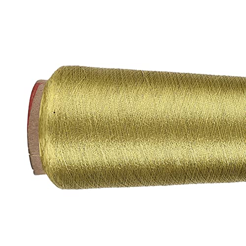 Hilo de coser de poliéster color dorado miniatura 2