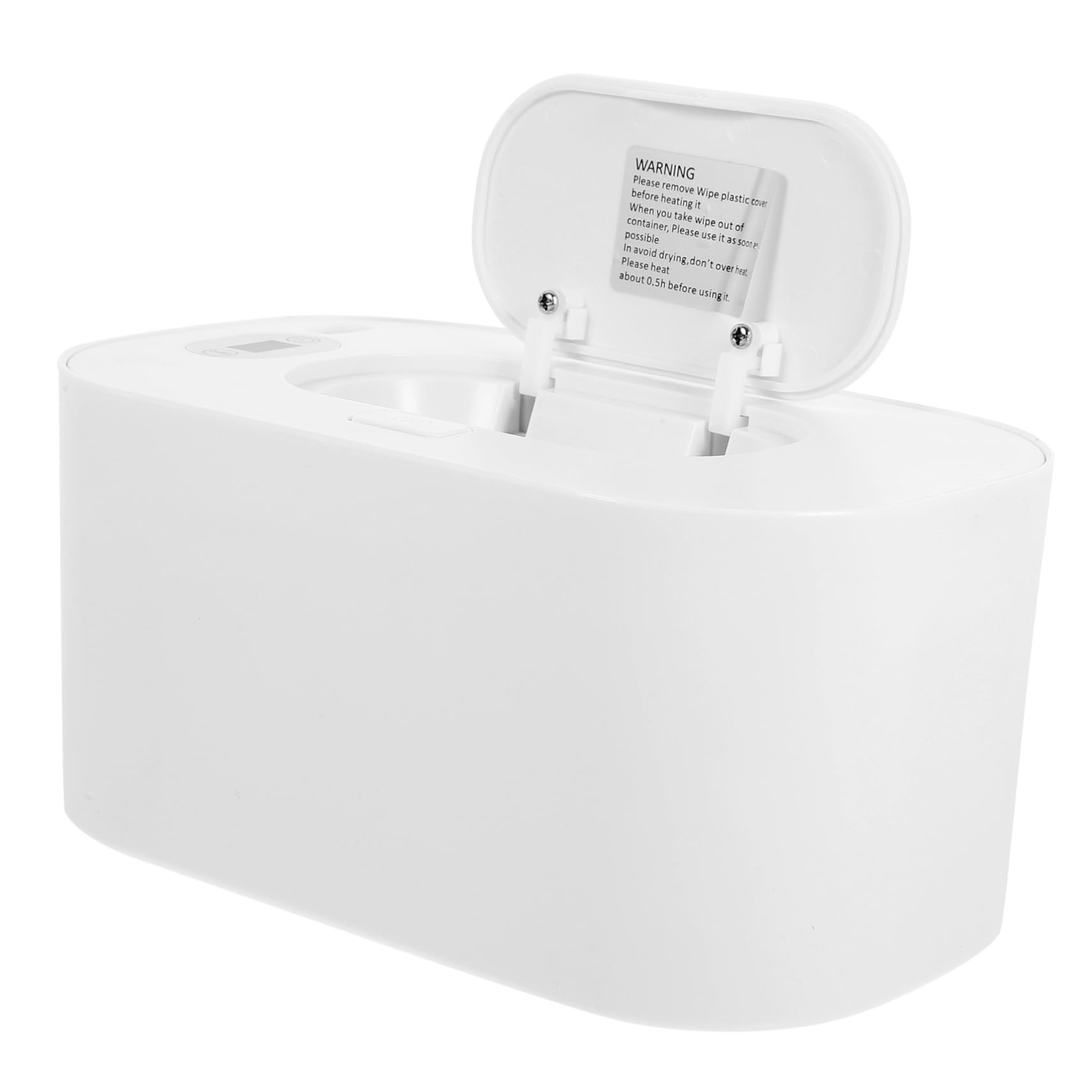 BESTonZON 4 Stück wärmer wischen Babytücher Feuchttücher Auto Papiertücher Baby-Geschenk Wischwärmer für zu Hause Tragbarer Feuchttuchwärmer Wagen Gewebe Thermobox Heizung reisen Abs Weiß