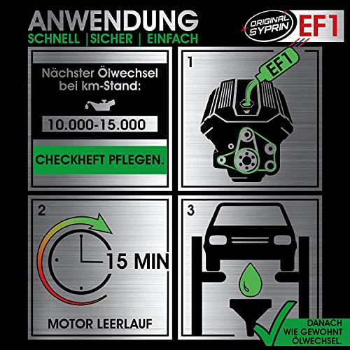 SYPRIN Motorspülung Schlammspülung für Diesel und Benzin Motoren - Motor Reiniger - Engine Oil Flush I Systemspülung Motorinnenreinigung (250ml)