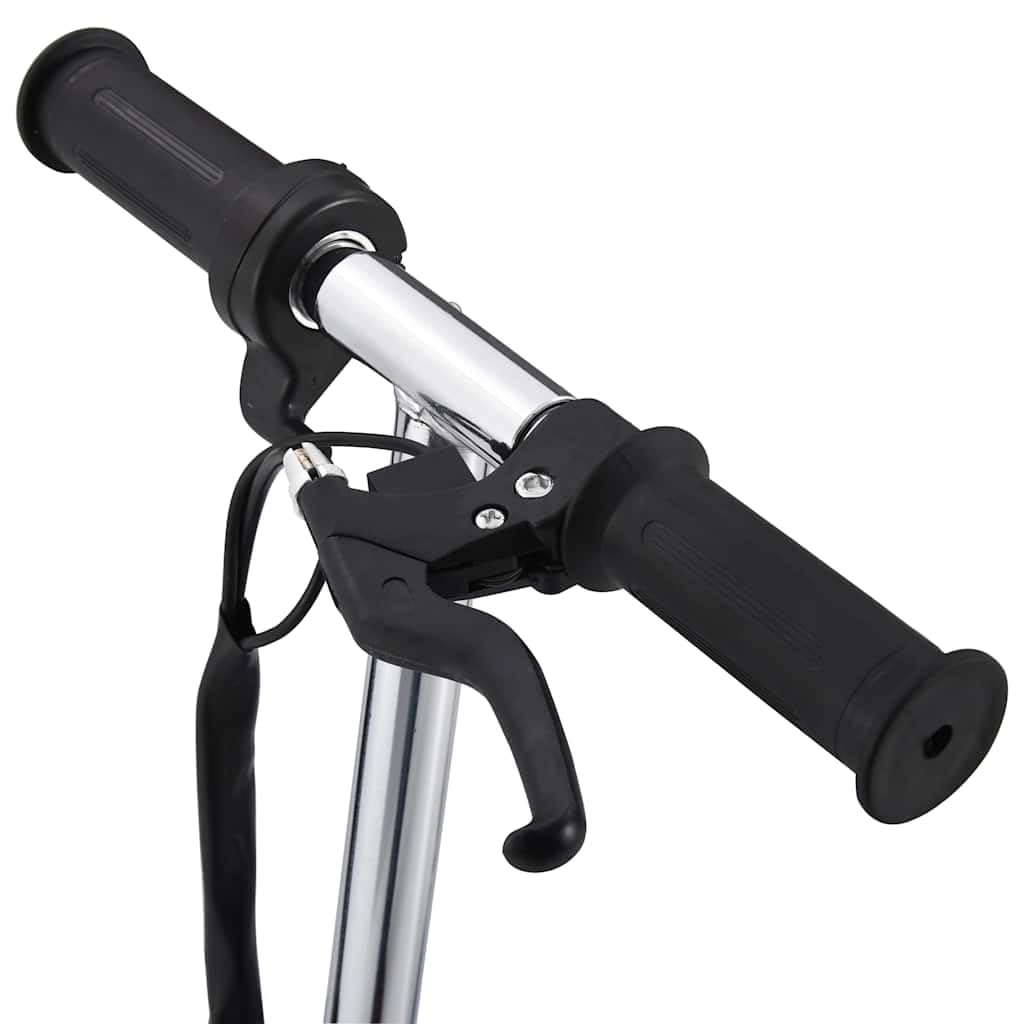 Trottinette électrique avec siège pour enfants 120 W Bleu Pliable avec frein 12 km/h