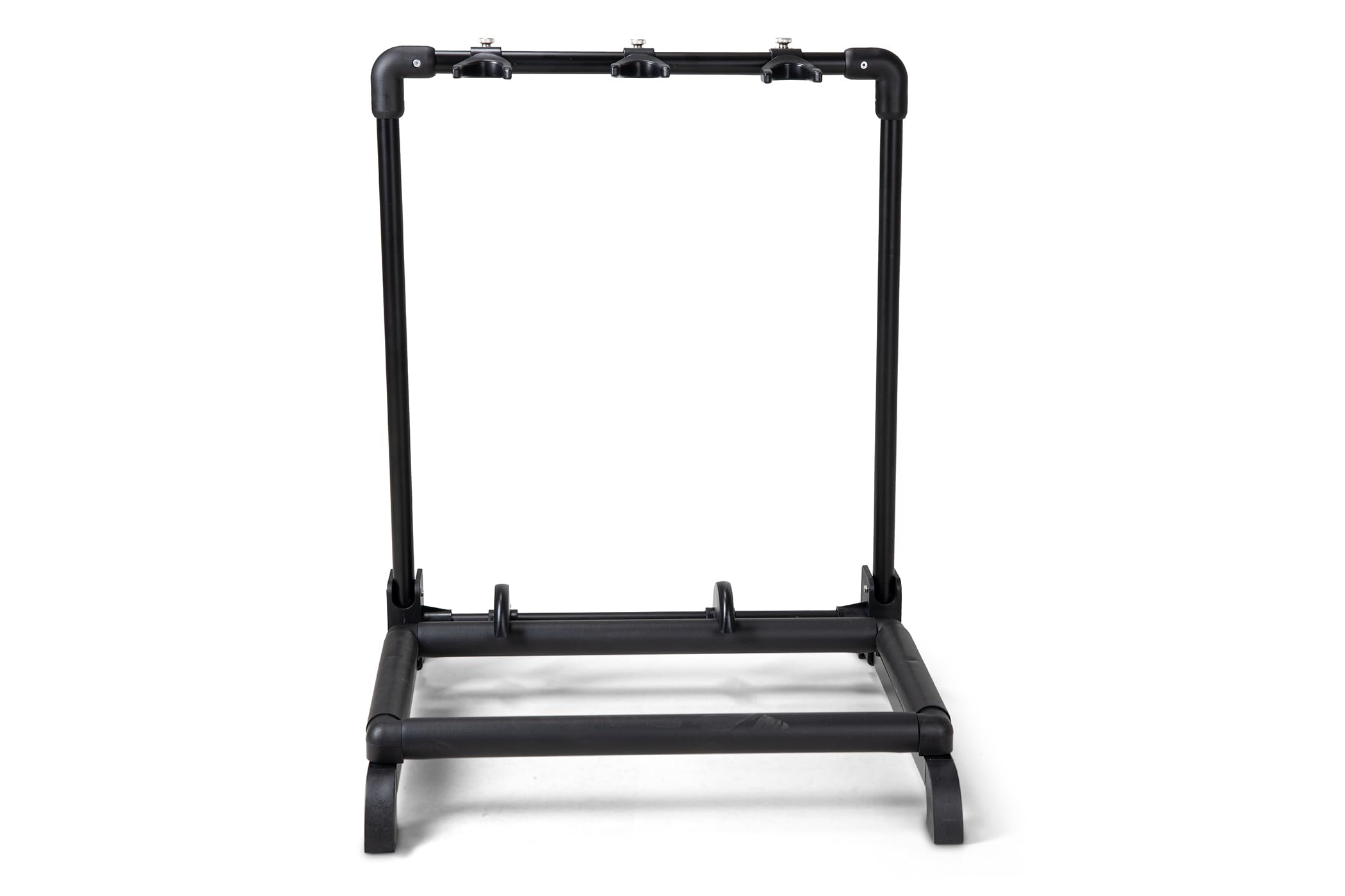 Gewa Supporto per Chitarra Multiständer - per 3 strumenti - regolabile - anche per chitarre Roundback, nero, GS-103B