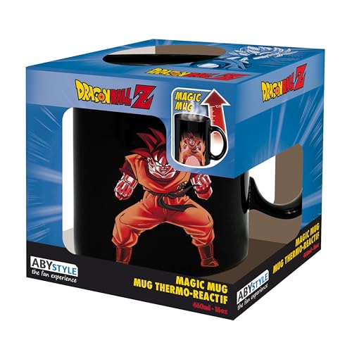 ABYSTYLE DB Goku Magic Mug Heat Change, 460 ml Goku-cardboard