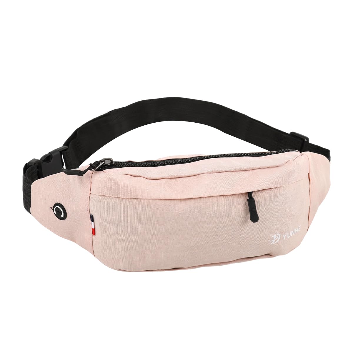 GUSTAVE® Bum Bag for Ladies Women Men Girls Bumbags Waist Fanny Pack with Headphone Jack and Adjustable Belt for Sport Running