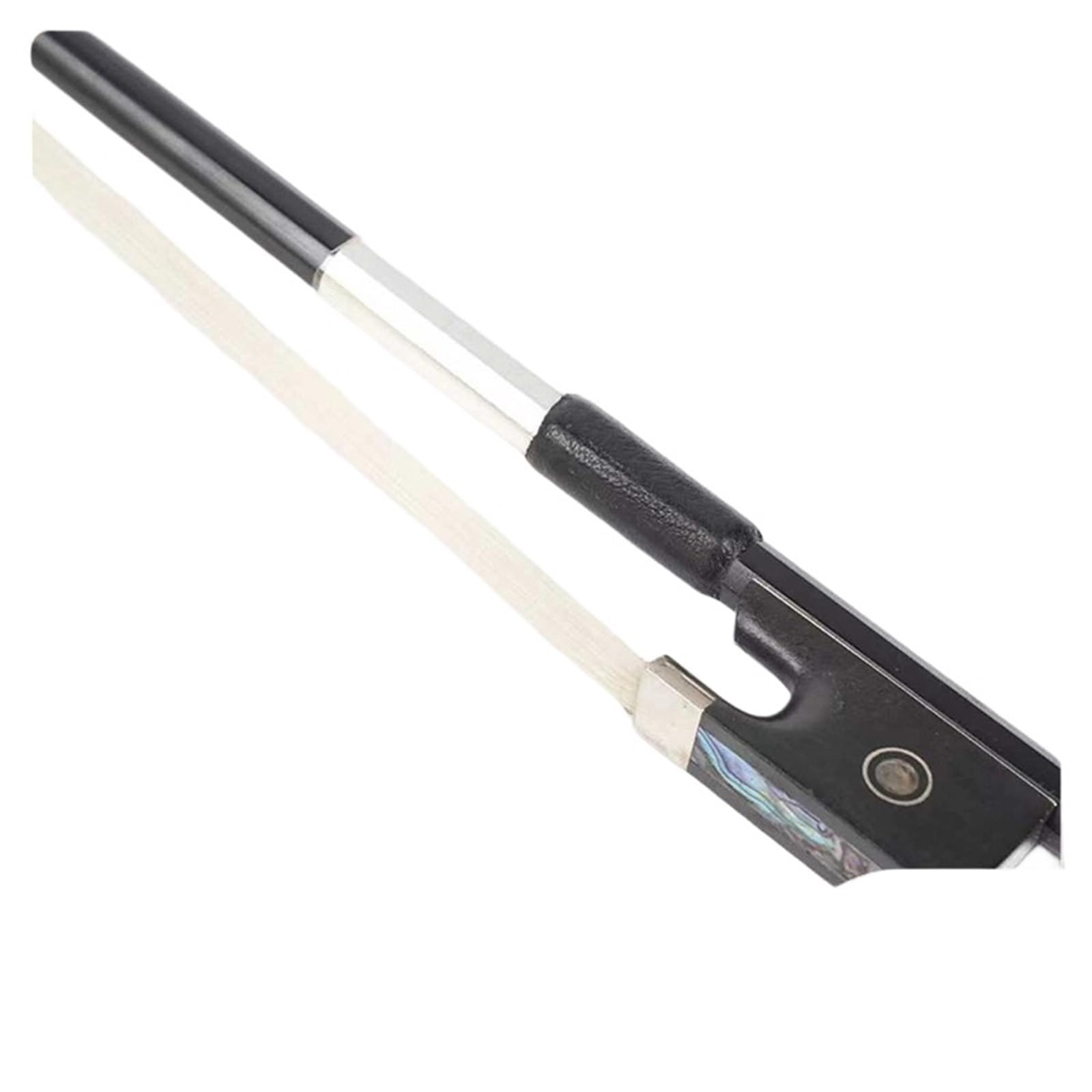 Arcos De Violín Profesionales Fibra De Carbono Negra Arco Violín Negro Cola Ojo Pez Doble Ébano Adecuado Para Principiantes(1-4)