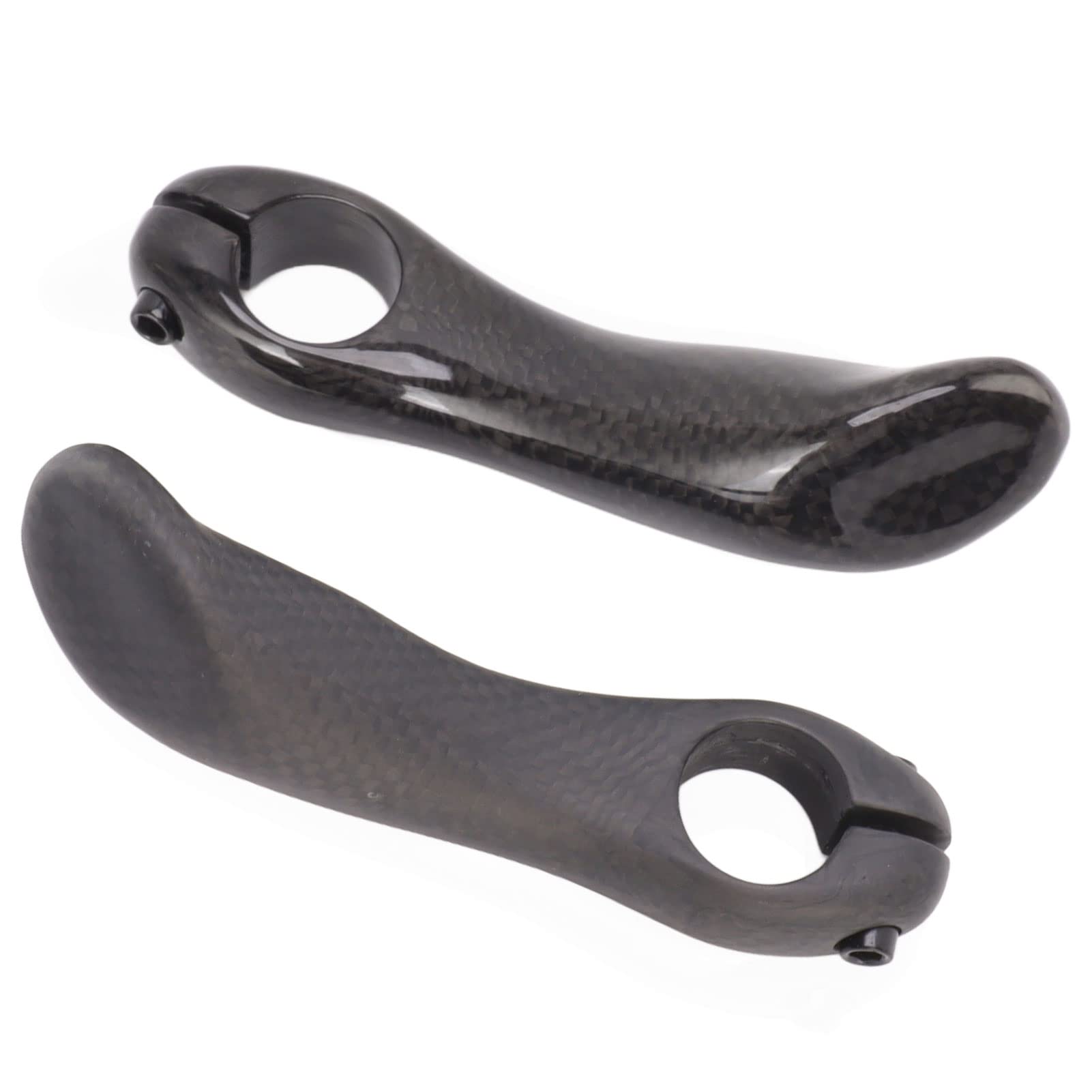HERCHR Radfahren Fahrrad Bar Ends, Fahrrad Lenker Verlängerung Enden, Mountainbike Lenker Carbon Faser Fahrrad Bar End Lenker