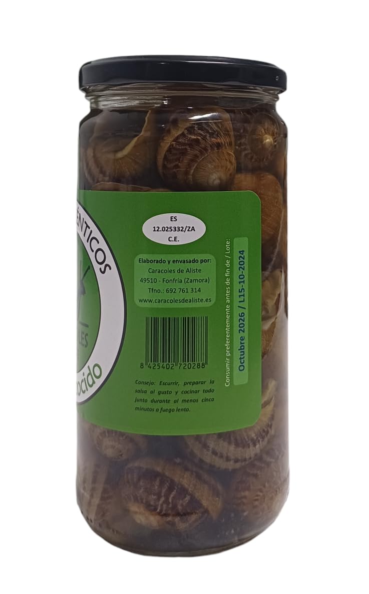 PACK 3 BOTES CARACOLES COCIDOS EN CONSERVA