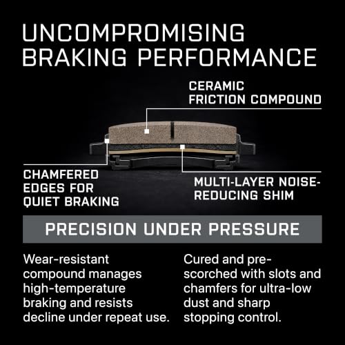 Image of QUALITY-BUILT Black Series Front Brake Pads for 06-20 Chevy, BP1363 Ceramic