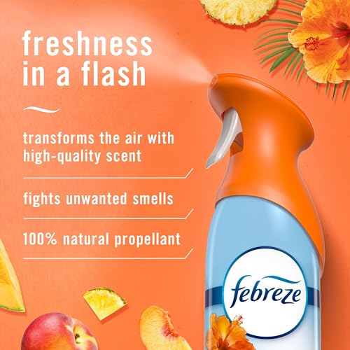Image of Febreze Air Freshener and Odor Fighter Spray, Hawaiian Aloha Scent, 8.8 Oz (Pack of 6)