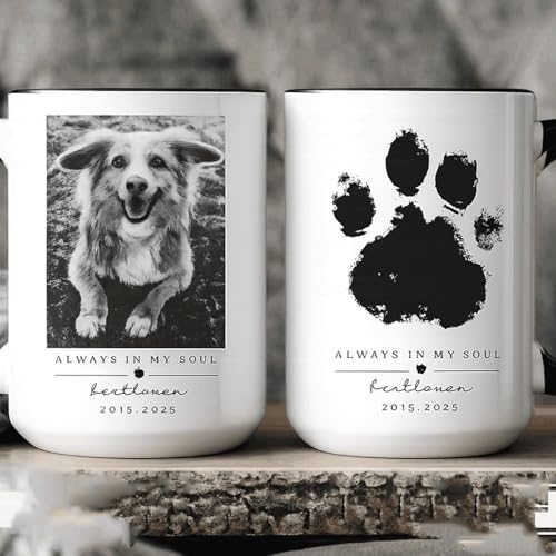 Taza personalizada para perro con foto miniatura 1