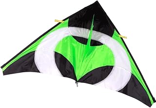 Huge Triangular Lightning Kite with 400M Kite String,Easy to Fly for Beginners Kids Adults,Perfect for Games and Activitie-8Colors Kite Toys (Color : Light Green, Size : 400M LINE)