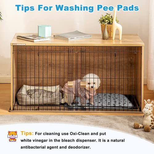Shu Ufanro Washable Pee Pads For Dogs(2 Pack), Fast Absorbing Washable Puppy Pads, Dog Pee Pads, Waterproof Reusable Dog Pads, Pet Training Pads, Whelping Pads For Dog Playpen/Crate/Kennel (36*31) #TOP7