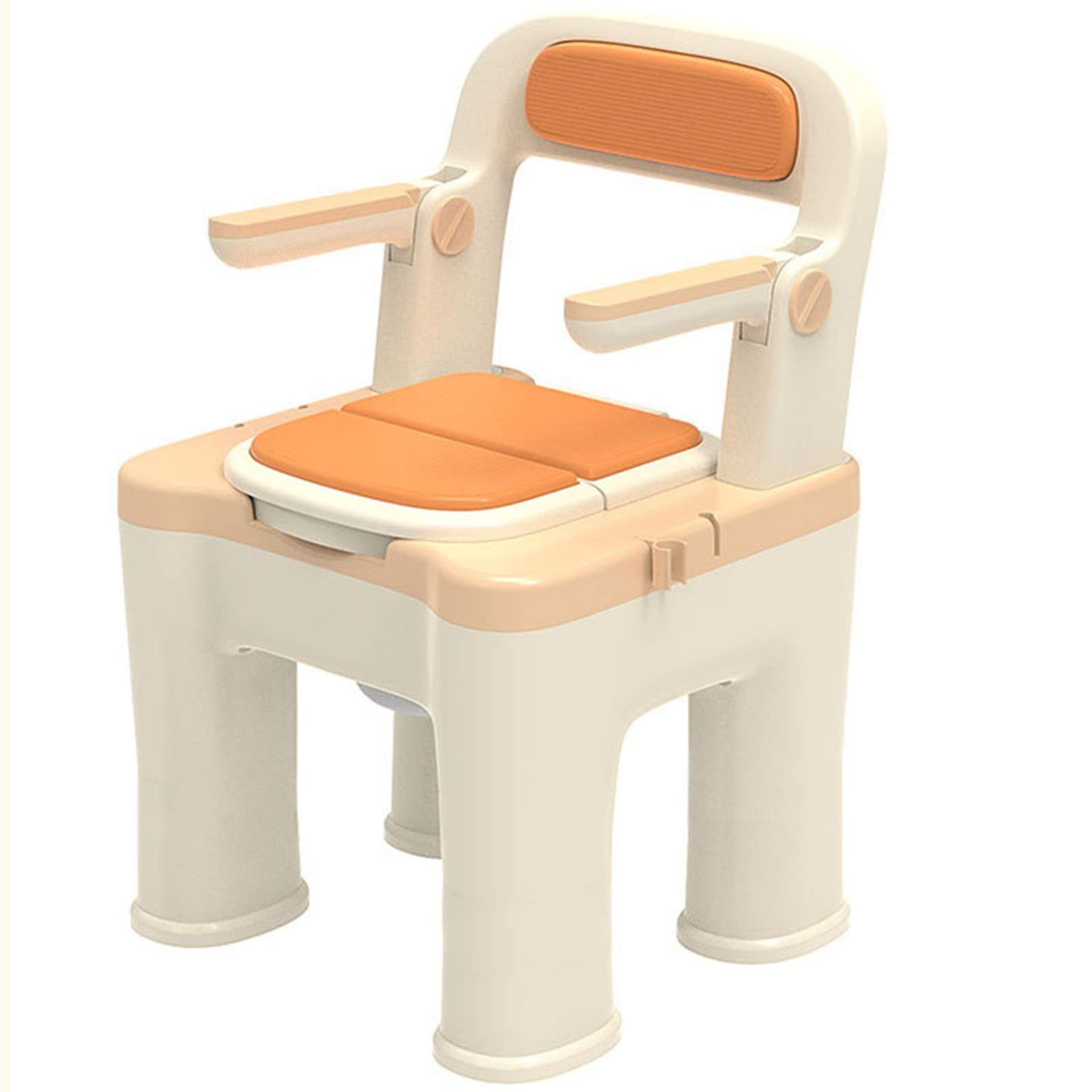 Chaise de toilette percée de chevet pour sécuriser la nuit des seniors à domicile