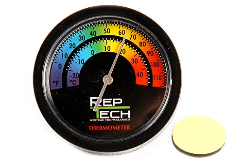 reptech analógico Dial de termómetro Cover