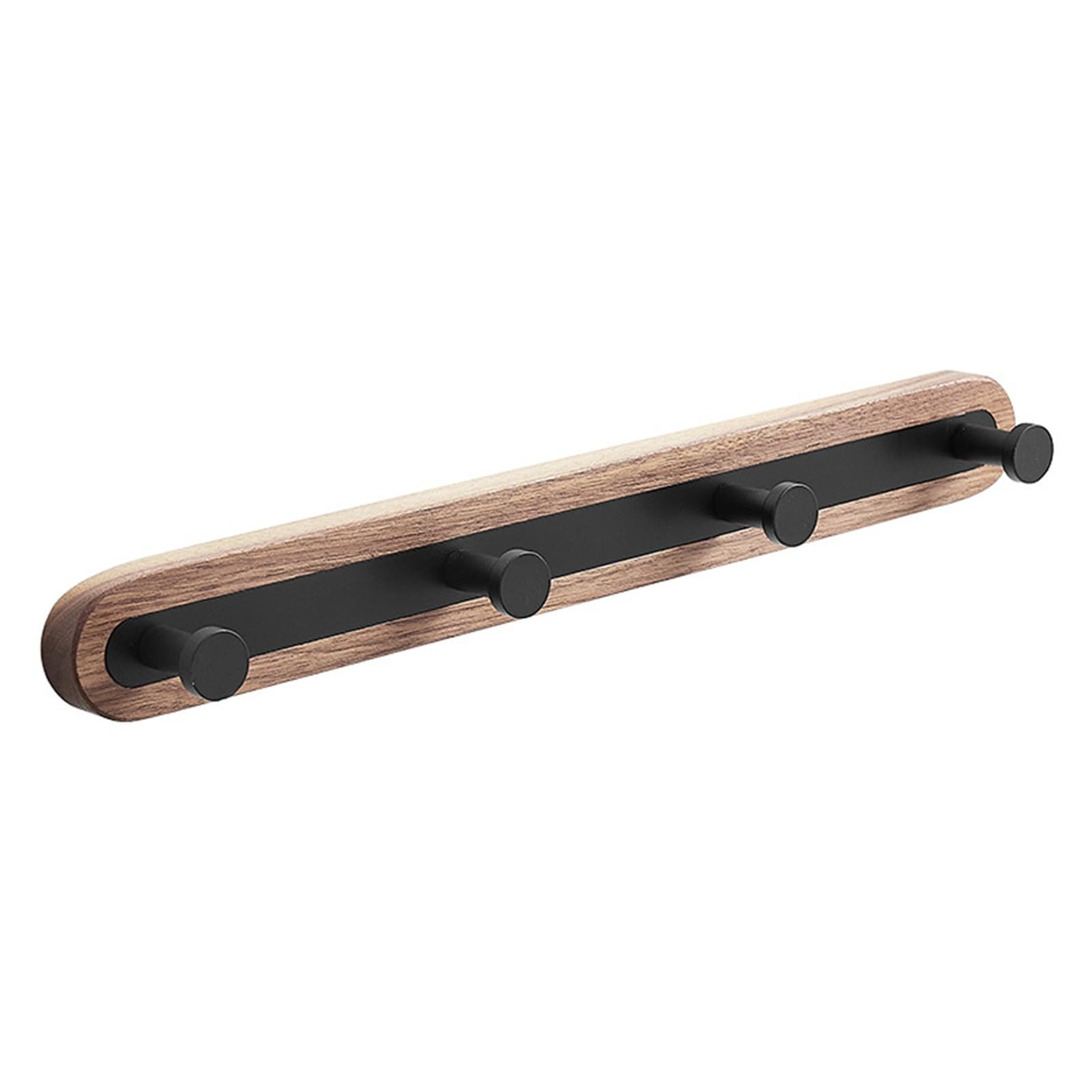 Towel Rail Wall Mounted Wooden Coat Hooks Bathroom Storage Door for Bathroom