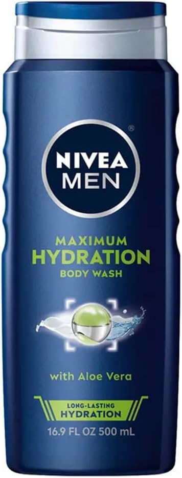 Nivea For Men Gel de baño 3 en 1 de máxima hidratación - 16,9 oz