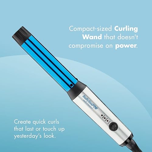 Miniatura 2 de BaBylissPRO Nano Titanium COMPACT TOOLS deliver full power in a compact size - deep waver, hair dryer, hot air brush, paddle brush, wand