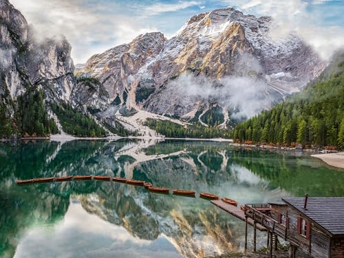 Ravensburger Puzzle Pragser Wildsee - 1500 Teile Puzzle fĂĽr Erwachsene
