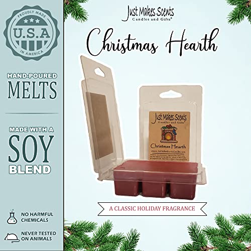 2 Pack - Christmas Hearth Scented Wax Melts By Just Makes Scents #TOP1
