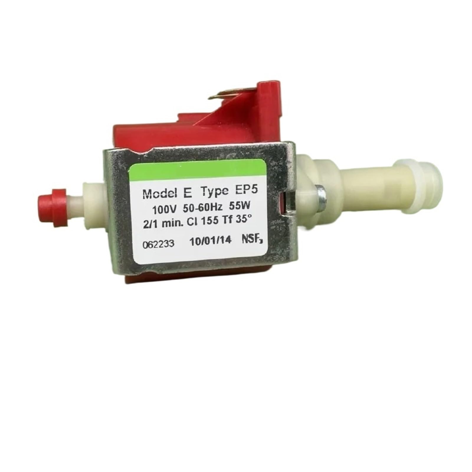 EP4/EP5 55W AC 100V 50-60HZ Water Electromagnetic Plunger Pump Solenoid Pump for Coffee Machine(Model E Type EP5)
