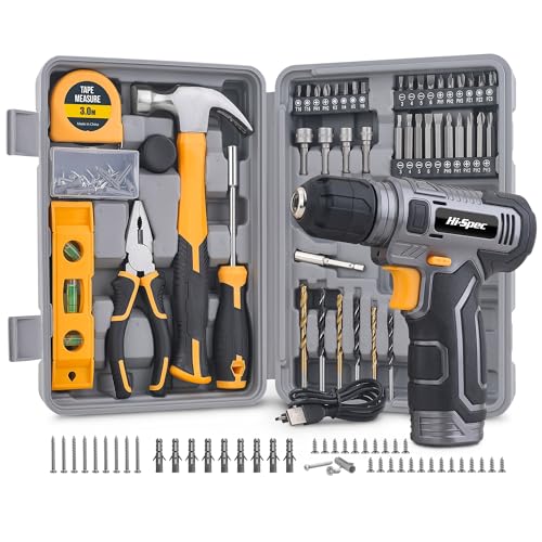 Perceuse-Visseuse Sans Fil 8V – Kit 102 Pièces, Batterie...