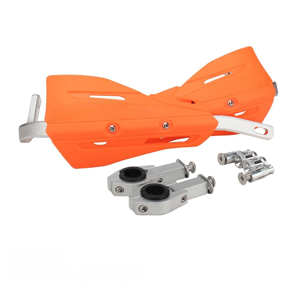 Do roweru terenowego KLX YZF CRF do Enduro | Ochrona kierownicy Uniwersalne osłony dłoni Ochraniacz dłoni motocykla(Orange)