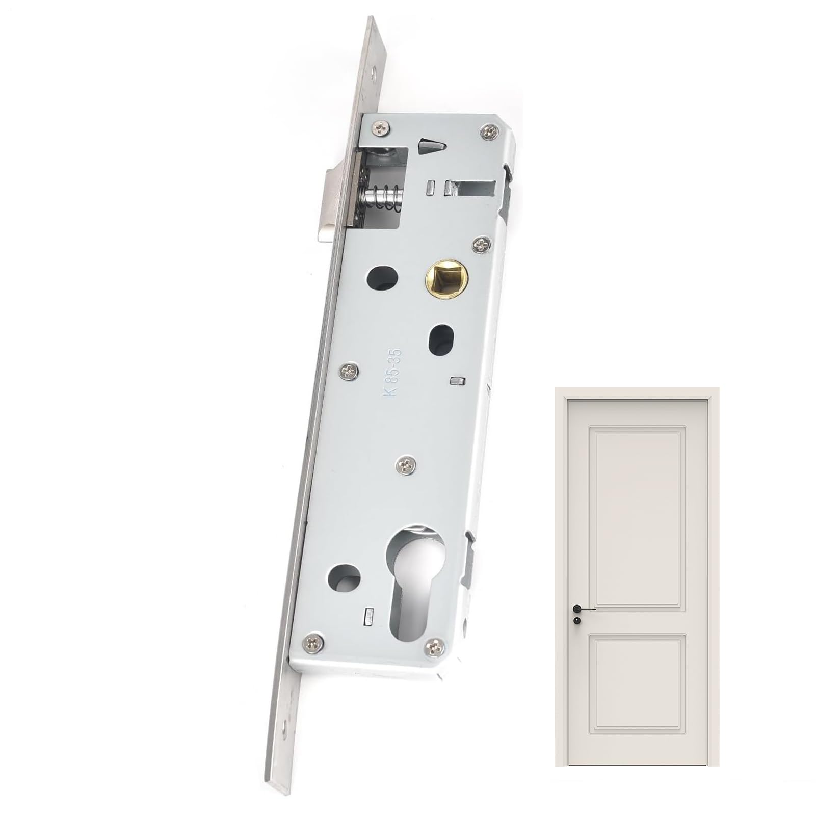 Verrou pour porte d'abri antirouille pour sécuriser votre poulailler contre l'humidité