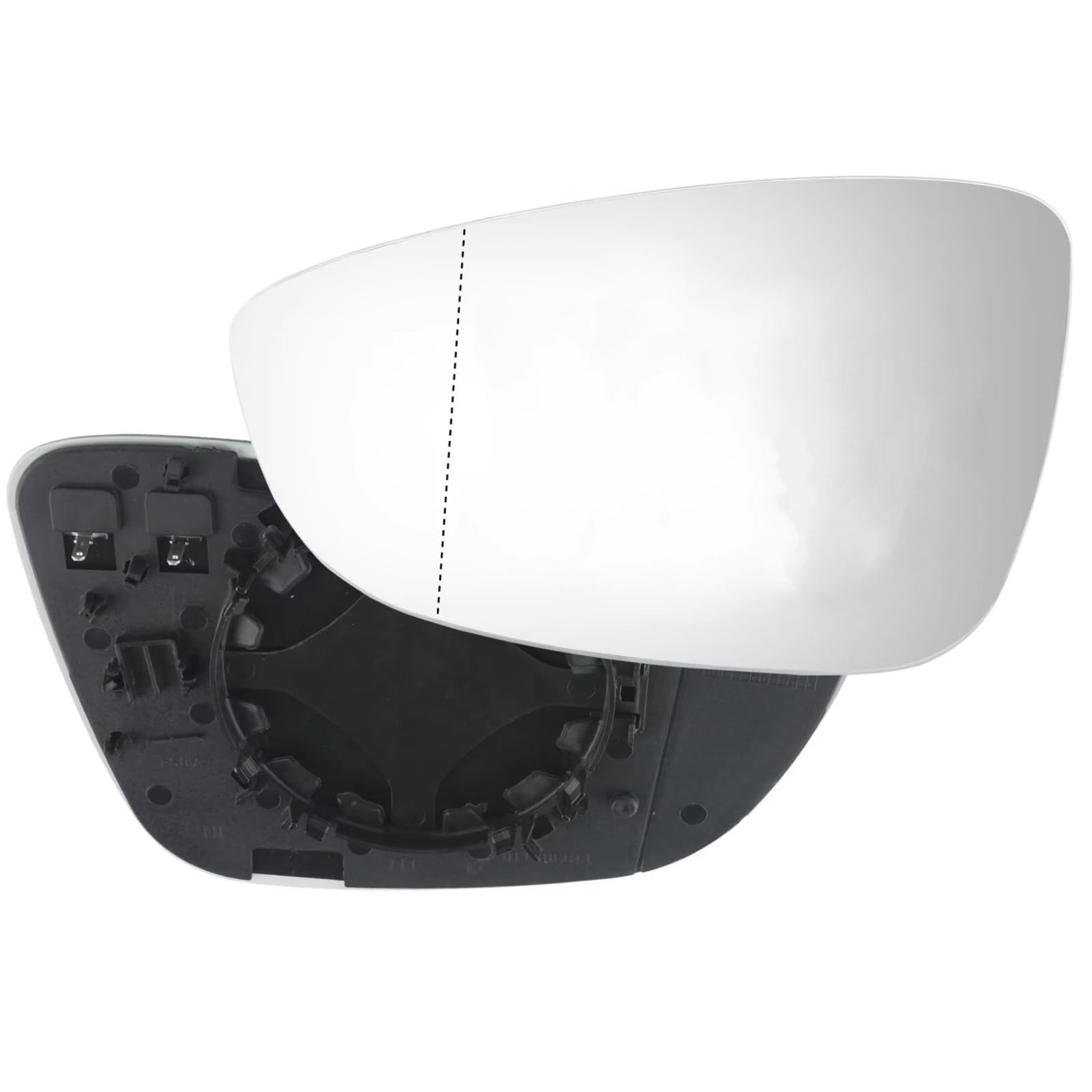 Cristal Espejo Retrovisor Calefactable Compatible Con EOS 1F8 2009-2013 Para Passat B7 2010-2015 Para CC 357 2008-2013 Reparación Espejo Retrovisor Calefactado Lado Pasajero