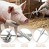 Snares for Trapping Snare Wire for Trapping, 2 Pack Heavy Duty Steel Wire Rope Restraint Loop with Adjustable Locking Knob, for Animal Control and Handling #2