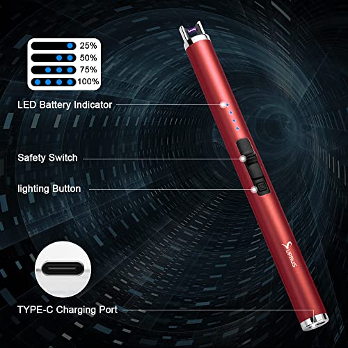 Encendedor eléctrico recargable tipo vela SUPRUS miniatura 2