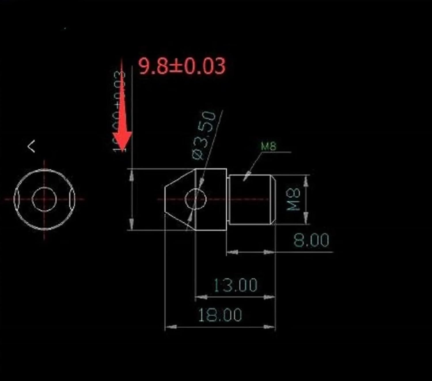 Box Positioning Pin Round Head Lock Pin Stainless Steel Positioning Column Die-Casting Box Accessories 1Pcs