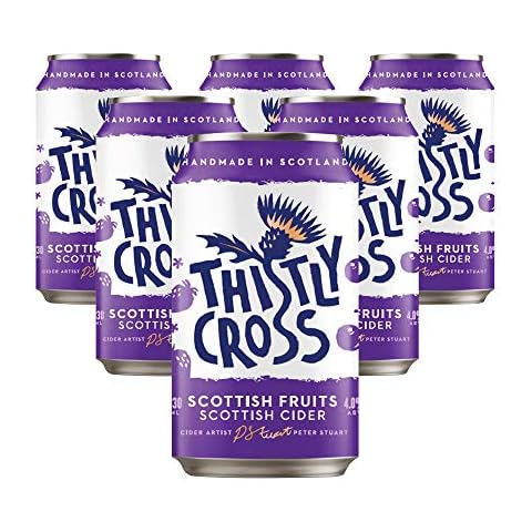 Thistly Cross Scottish Fruits Craft Cider Case 330ml Cans x 6 Cover