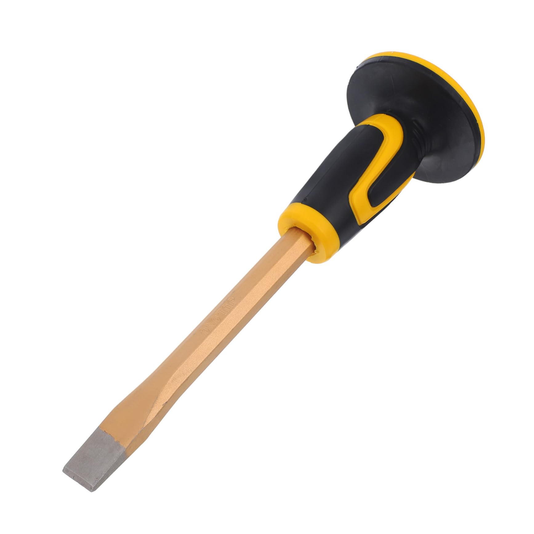 GLEAVI 3pezzi Scalpello Per Muratura Con Protezione Chisel Duro Per Lavori Di Pietra e Manico Ergonomico Strumento Versatile Per Falegnami e Muratori