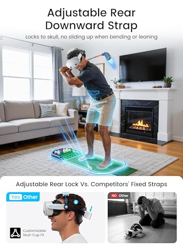 Sangle pour Meta Quest 3 ergonomique Elegamefy premium