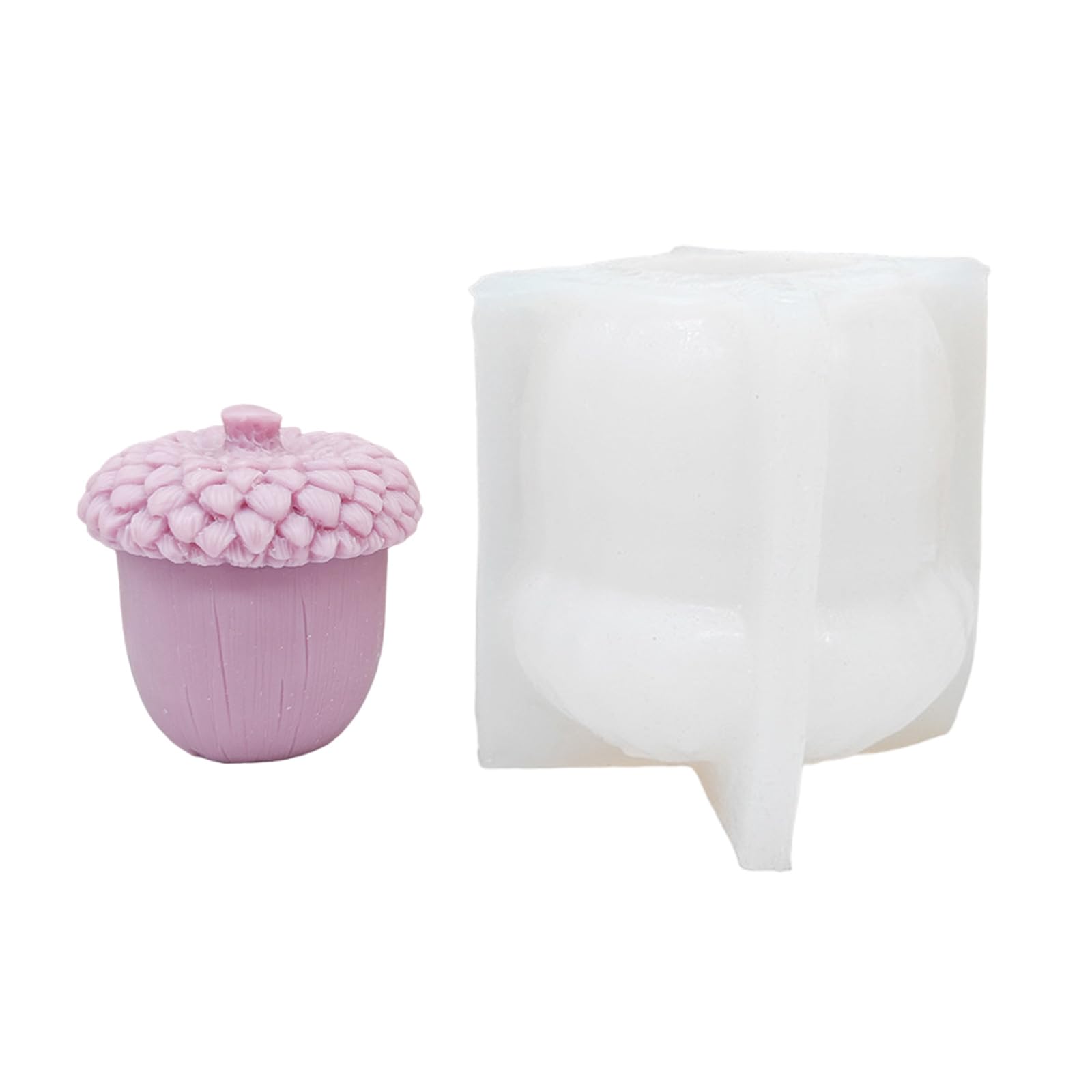 HZBB Pinecone Silicone Castings Molds Pine Cone Shape Molds Plaster for Making Pinecone Pine Cone Shape Silicone Craft Supplies